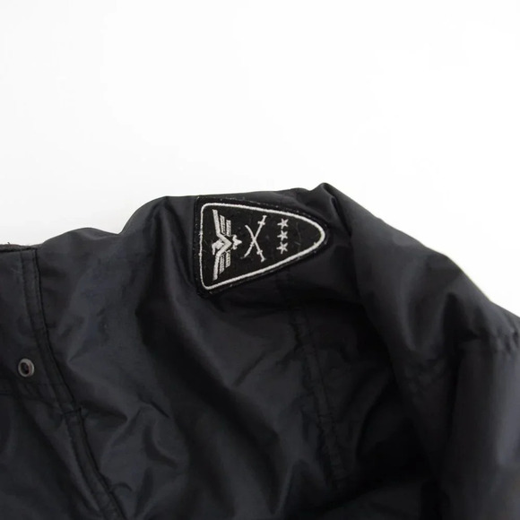 Vintage Route 66 Black Zip Up  Bomber Winter Coat Size Large - Picture 10 of 14